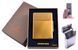 Портсигар + USB зажигалка (Под сигаретную пачку, Спираль накаливания) №4845 Gold 4845-Gold фото