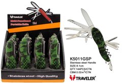 Нож универсальный Traveler (12в1) Мультитул 9,1 см (144шт/ящ) K5011GSP-BOX K5011GSP-BOX фото