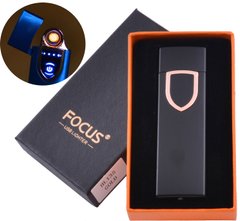 Сенсорная USB зажигалка ⚡️ в подарочной упаковке 🎁 FOCUS (Спираль накаливания) HL-135 Black HL-135-Black фото
