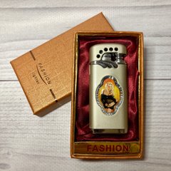 Зажигалка в подарочной коробке Девушка (Турбо пламя) №0584-3 0584-3 фото