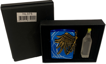 Запальничка бензинова "Amazon" у подарунковій коробці + балончик бензину HL-375-5 HL-375-5 фото
