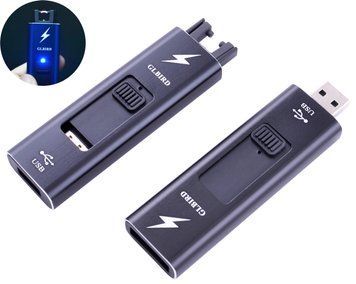 Електроімпульсна запальничка GLBIRD (USB) HL-139 Black HL-139 Black фото