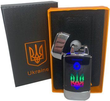 Дугова електроімпульсна запальничка з USB-зарядкою⚡️Україна LIGHTER HL-439-Silver HL-439-Silver фото
