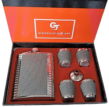 Подарочный набор с флягой (Кожа) GT-18-2 GT-18-2 фото