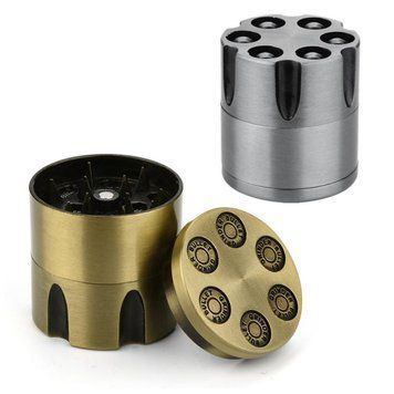 Три шаровий 40 мм гриндер для трав, шишок, тютюну та спецій ☘️ Gold Metal Tobacco Grinder D171 D171 фото