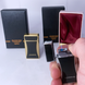 Газовая зажигалка JUNWANG Fashion Lighter с двойным пламенем в подарочной коробке HL-490-7 Черный с хромом HL-490-7 Чорний із хромом фото 3