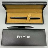 Подарункова ручка Promise у футлярі (чорна із золотистим кліпом) RP-3183 RP-3183 фото