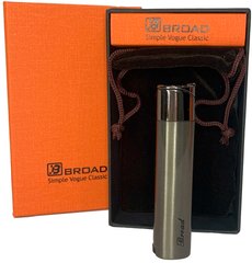 Газовая ветрозащитная зажигалка в подарочной коробке 🎁 BROAD HL-543-Black HL-543-Black фото