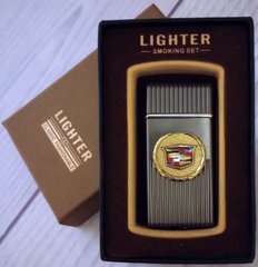 Запальничка подарункова Cadillac LIGHTER (Турбо полум'я 🚀) D186 D186 фото
