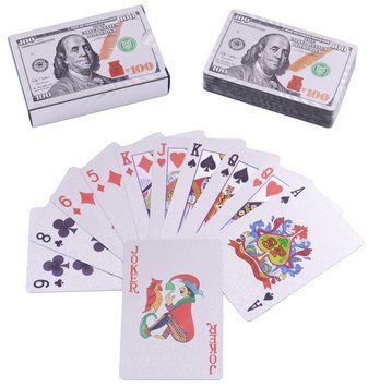Карты пластиковые Dollar Silver (54 шт) №408-4 408-4 фото