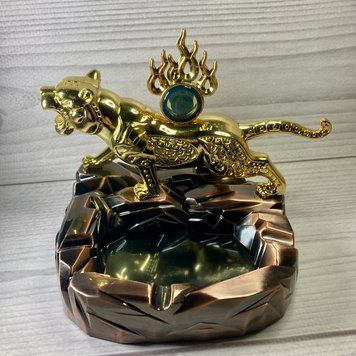 Попільничка із запальничкою Золотий Тигр D99 D99 фото
