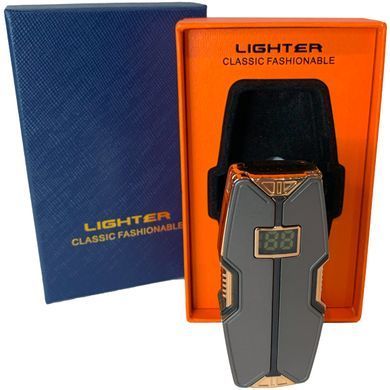 Електрична USB-запальничка з подвійною дуговою плазмою та LED-підсвічуванням ⚡⚡ HL-654-4 HL-654-4 фото