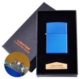 Електроімпульсна запальничка в подарунковій коробці LIGHTER (USB) HL-136 Blue HL-136-Blue фото