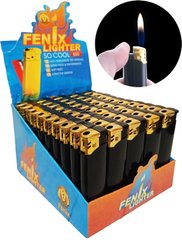 Пластиковые зажигалки пьезо Fenix Lighter 🔥 для рекламы 157B/600 157B-600 фото
