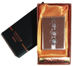 Запальничка подарункова діаманти слайдер (Звичайне полум'я) 💎💎💎'Fashion' D304-2 D304-2 фото