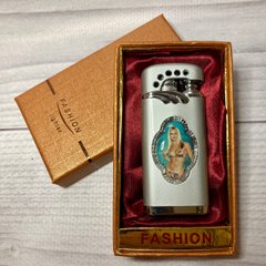 Зажигалка в подарочной коробке Девушка (Турбо пламя) №0584-4 0584-4 фото