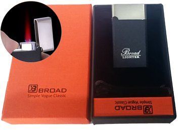 Зажигалка газовая в подарочной упаковке Broad (Турбо пламя🚀) XT-4976 Черная XT-4976-чорна фото