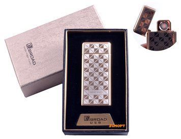 USB зажигалка в подарочной упаковке "Broad" (Двухсторонняя спираль накаливания) №4850-2 4850-2 фото