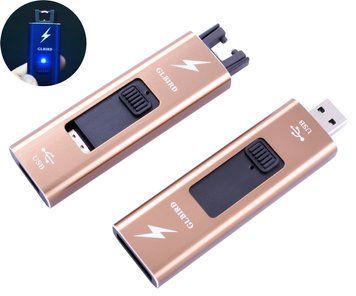 Електроімпульсна запальничка GLBIRD (USB) HL-139 Gold HL-139 Gold фото