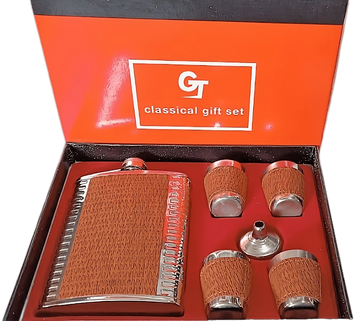 Подарочный набор с флягой (Кожа) GT-18-3 GT-18-3 фото