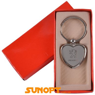 Брелок-сердечко в подарочной упаковке "Peugeot" A25-3 A25-3 фото