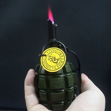🔥 Газова запальничка + попільничка &laquo;Граната F-1&raquo; Zhong Long &mdash; сувенір 2 в 1 HL-834 HL-834 фото