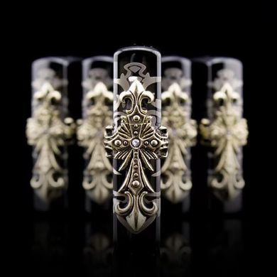 Зажигалка бензиновая 'ZORRO tribal cross' крест сбоку HL-302 HL-302 фото