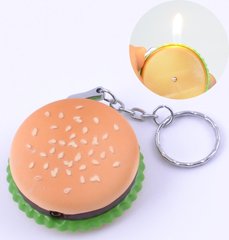 Запальничка-брелок кишенькова Гамбургер №2361 №2361 фото