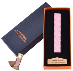 USB запальничка в подарунковій упаковці Lighter (Спіраль розжарювання) HL-47 Pink HL-47 Pink фото