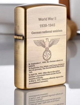 Запальничка бензинова ZORRO " World War || " German national emblem HL-309 HL-309 фото
