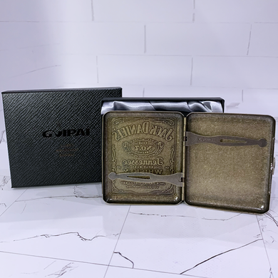 🚬 Металевий портсигар у вінтажному стилі (Jack Daniel&rsquo;s) HL-702-6 HL-702-6 Jack Daniels фото