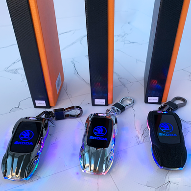 Запальничка-брелок &Scaron;koda з електронагрівом та LED-підсвіткою HL-859-3 HL-859-3 фото
