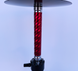 Эффектный красный кальян Hookah со спиральной шахтой и арт-колбой &mdash; 48 см H3201 H3201 RED фото 4