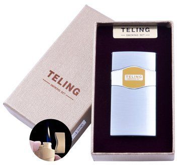 Запальничка подарункова Teling №4306 Silver 1137144528 фото
