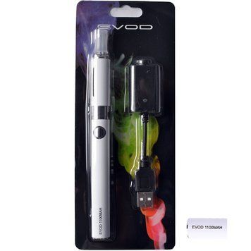Електронна сигарета eVod 1100 мАч MT3 блістерна упаковка EC-014 White ⚠️ Уцінка EC-014 ⚠️ Уцінка фото