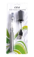 Електронна сигарета CE-4, 900 mAh (блістерна упаковка) №609-33 silver
