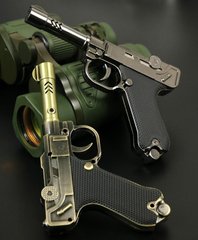 Запальничка газова Пістолет (Гостре полум'я 🚀) HL-492 HL-492 фото
