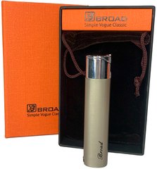 Газовая ветрозащитная зажигалка в подарочной коробке 🎁 BROAD HL-543-Silver HL-543-Silver фото