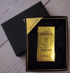 Запальничка у подарунковій коробці Jack Daniels Whiskey (турбо полум'я 🚀) D222 D222 фото