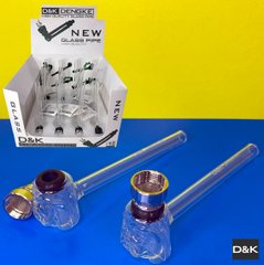 Скляна трубка для куріння ☘️ D&K Oil-pipe (13.1см) «Darth Vader» DK-8586 DK-8586 фото