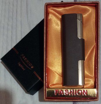Запальничка подарункова (Турбо полум'я 🚀) 'FASHION' D288-2 D288-2 фото