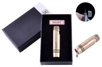 Зажигалка в подарочной коробке HASAT (Острое пламя) №4316 Gold 4316-Gold фото