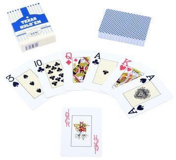 Карты игральные TEXAS HOLDEM №395-2 Синий 395-2-Синій фото