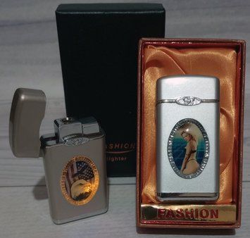 Газова запальничка миготлива 🚨 в подарунковій упаковці 🎁 Elizabeth  👩 D406-5 D406-5 фото