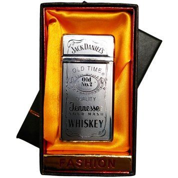 Запальничка у подарунковій коробці Jack Daniels Whiskey (турбо полум'я 🚀) R-20 R-20 фото