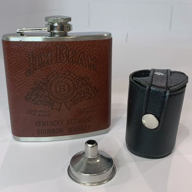 Подарунковий набір фляга Jim Beam з чарками QK-2-3 QK-2-3 фото