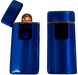 Сенсорна USB Запальничка ⚡️ (спіраль розжарювання) HL-482 Blue HL-482-blue фото 1