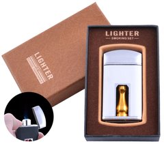 Запальничка в подарунковій коробці Пляшка (Турбо полум'я) XT-3225-1