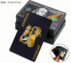 Пластикові гральні карти для покеру 🃏 100💲/ 54шт колода/ 408-18 408-18 фото