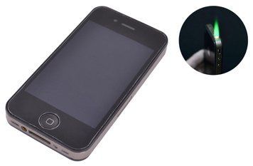 Запальничка подарункова IPhone (Турбо полум'я) №4107 Black 4107-Black фото